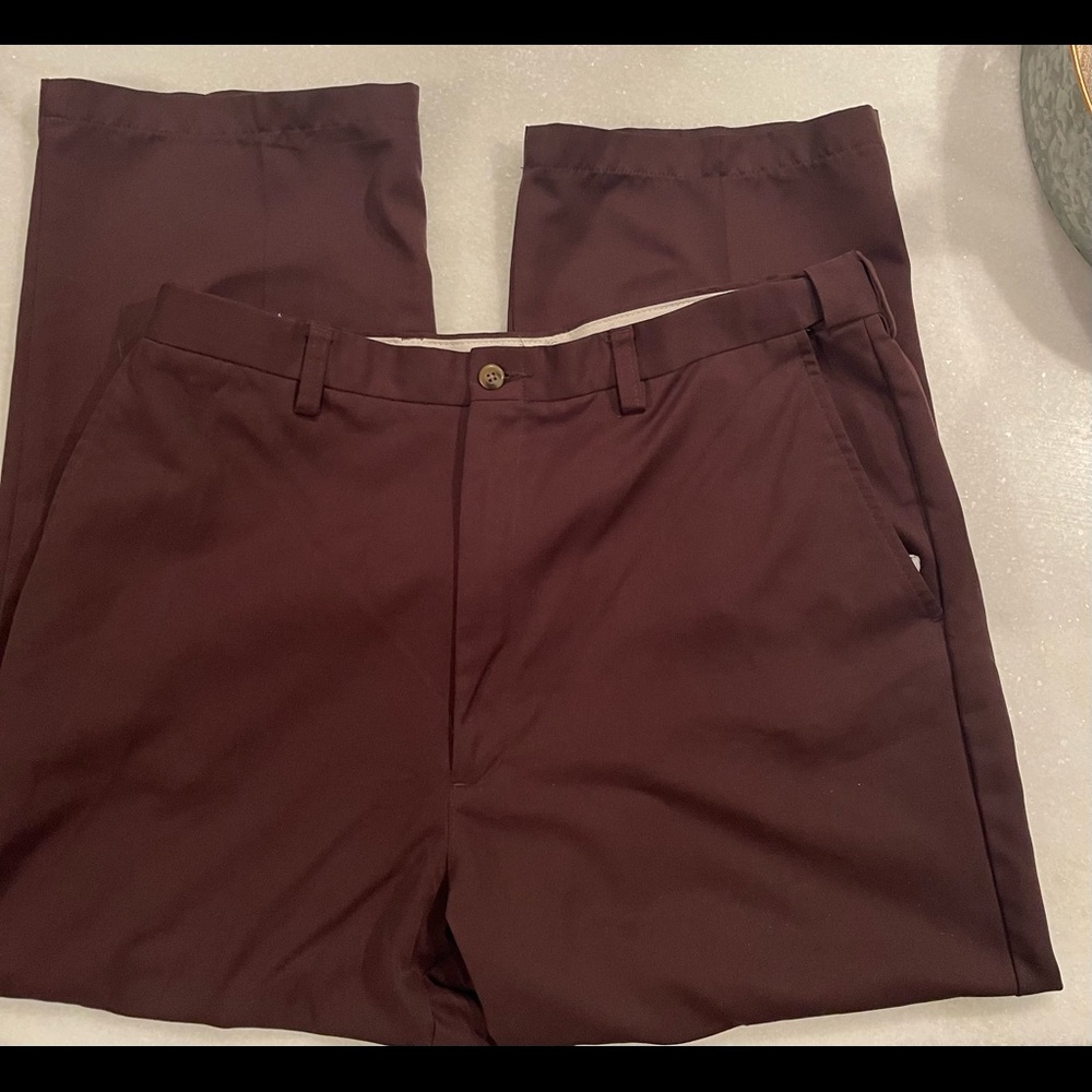 Haggar Mens Dress slack with Expandable Waist